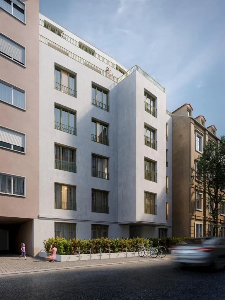 Neubau 12 Stockwerkeigentumswohnungen, Basel – Referenzprojekt (Neubau) der CREO Baumanagement AG in Basel