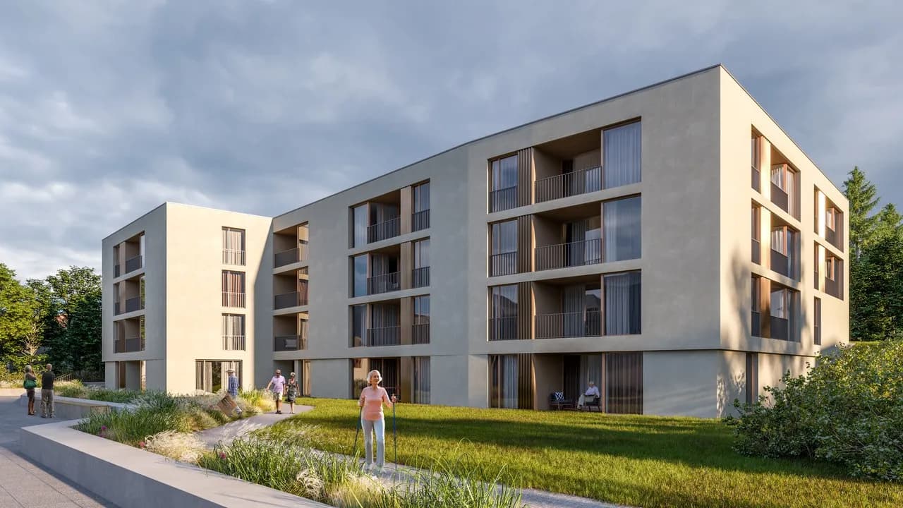 Neubau 23 Alterswohnungen, Oberwil – Referenzprojekt (Neubau) der CREO Baumanagement AG in Oberwil