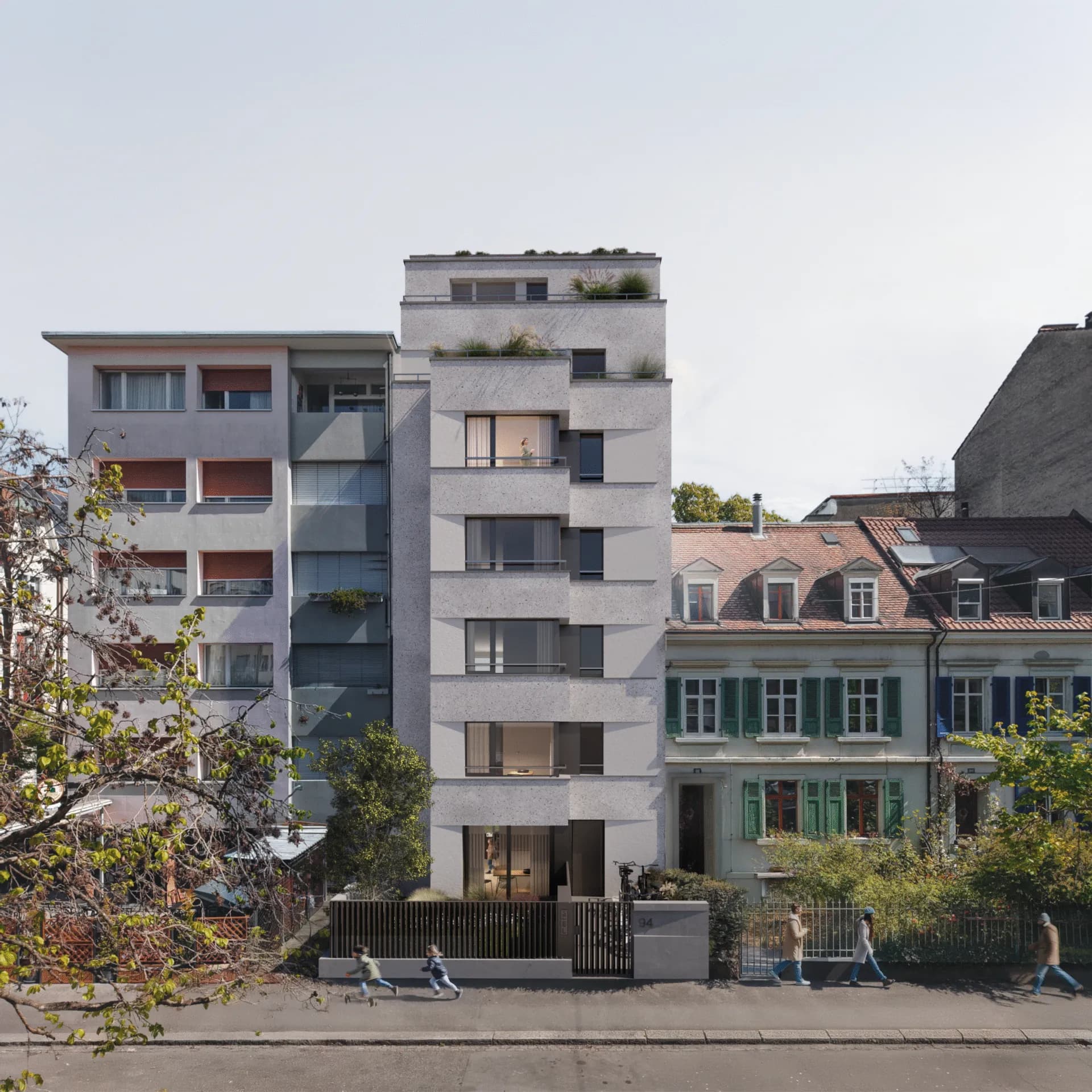 Neubau MFH, Basel – Referenzprojekt (Neubau) der CREO Baumanagement AG in Basel