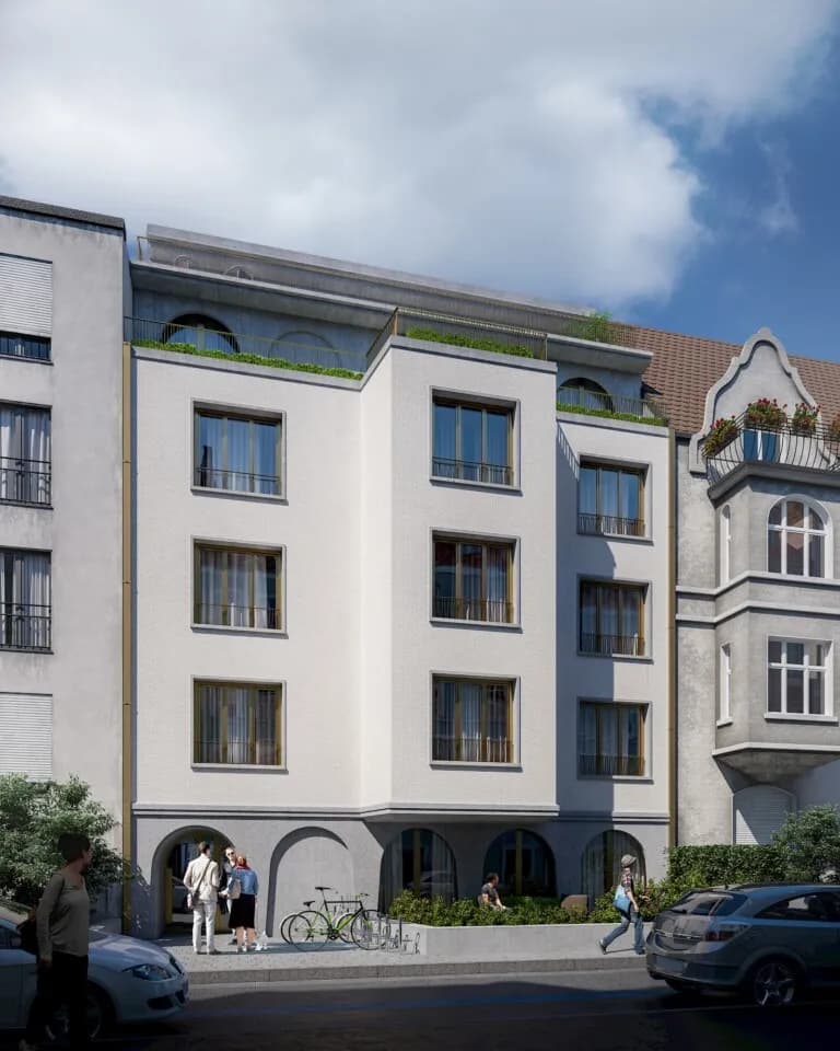 Neubau 5 Stockwerkeigentumswohnungen, Basel – Referenzprojekt (Neubau) der CREO Baumanagement AG in Basel