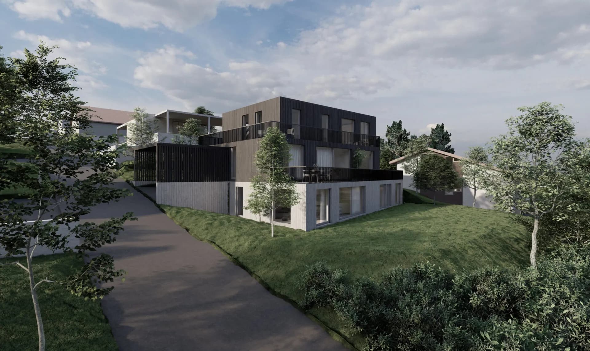 Neubau DEFH, Ettingen – Referenzprojekt (Neubau) der CREO Baumanagement AG in Ettingen